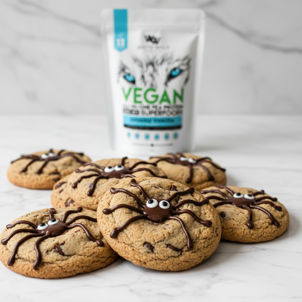 Creepy Crawly Protein Cookies 🕷️🍪
