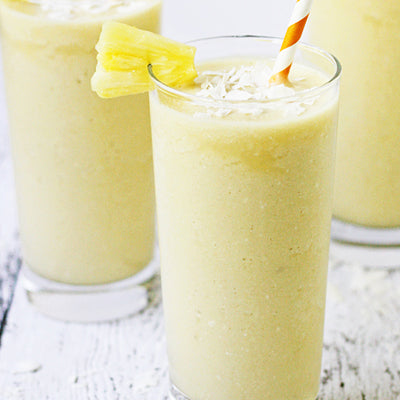 Pineapple coconut protein smoothie