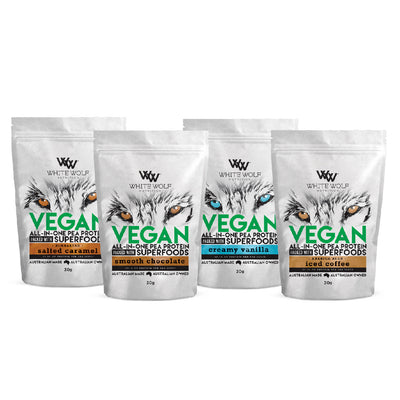 vegan sample protein blend - white wolf nutrition