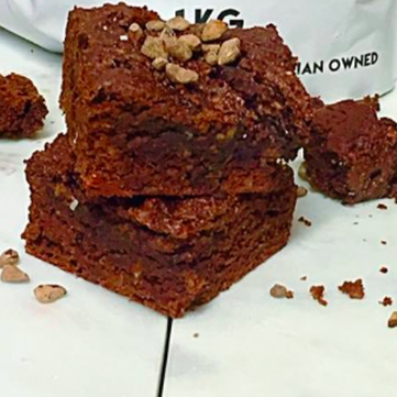 Snickers Protein Brownies