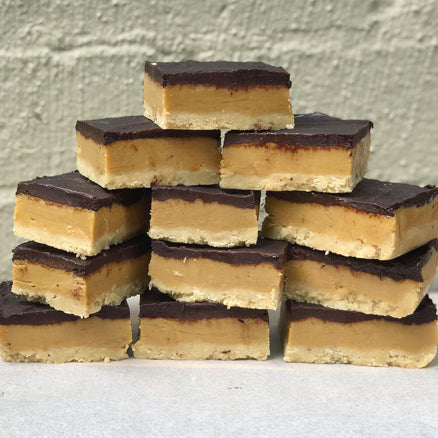 Raw Vegan Protein Snickers Slice