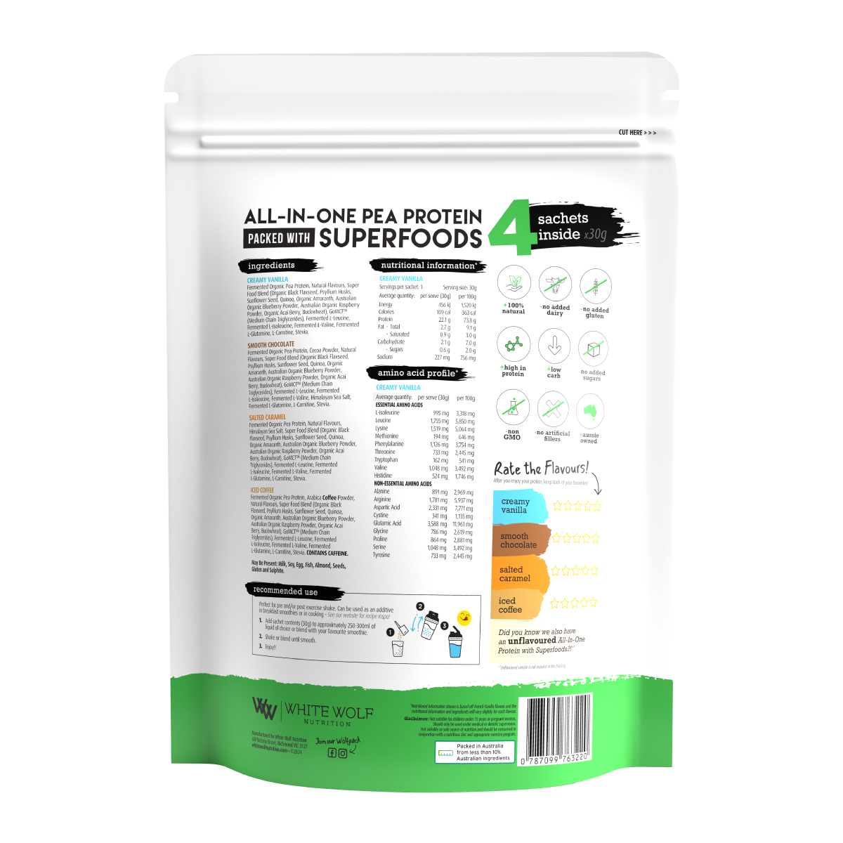 All-In-One Pea Protein with Superfoods - Sample Pack