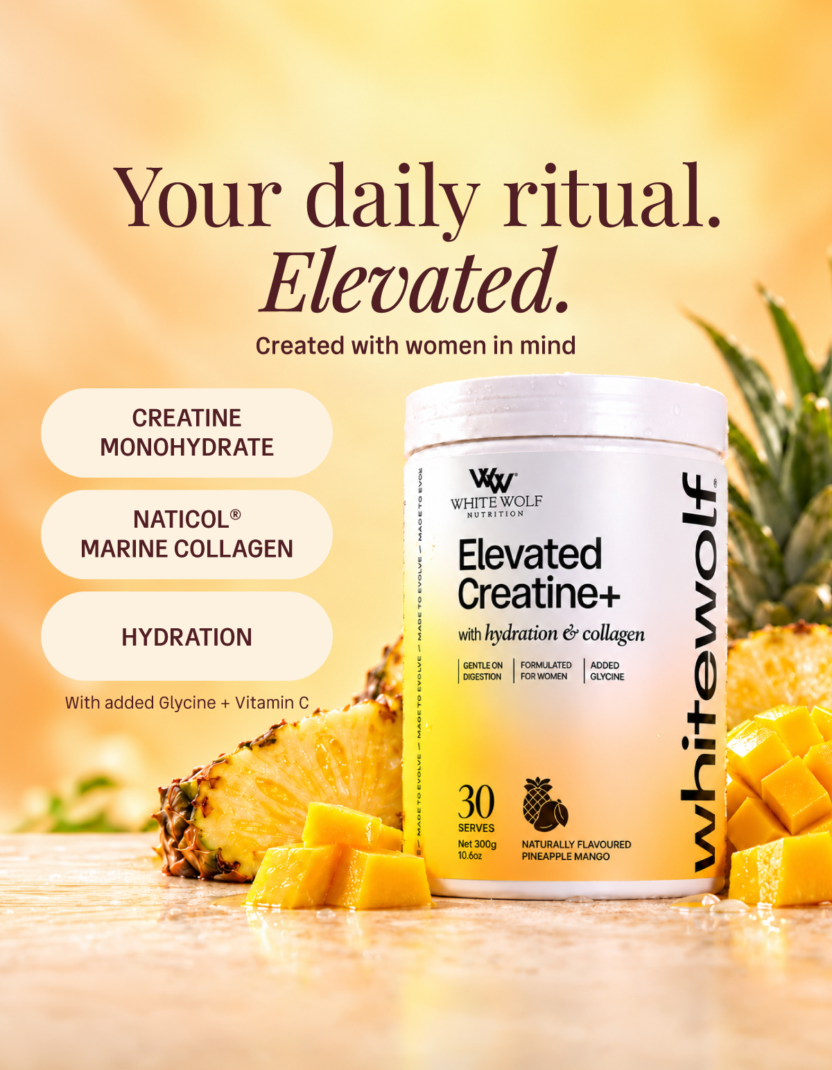 Elevated Creatine+ with Hydration & Collagen