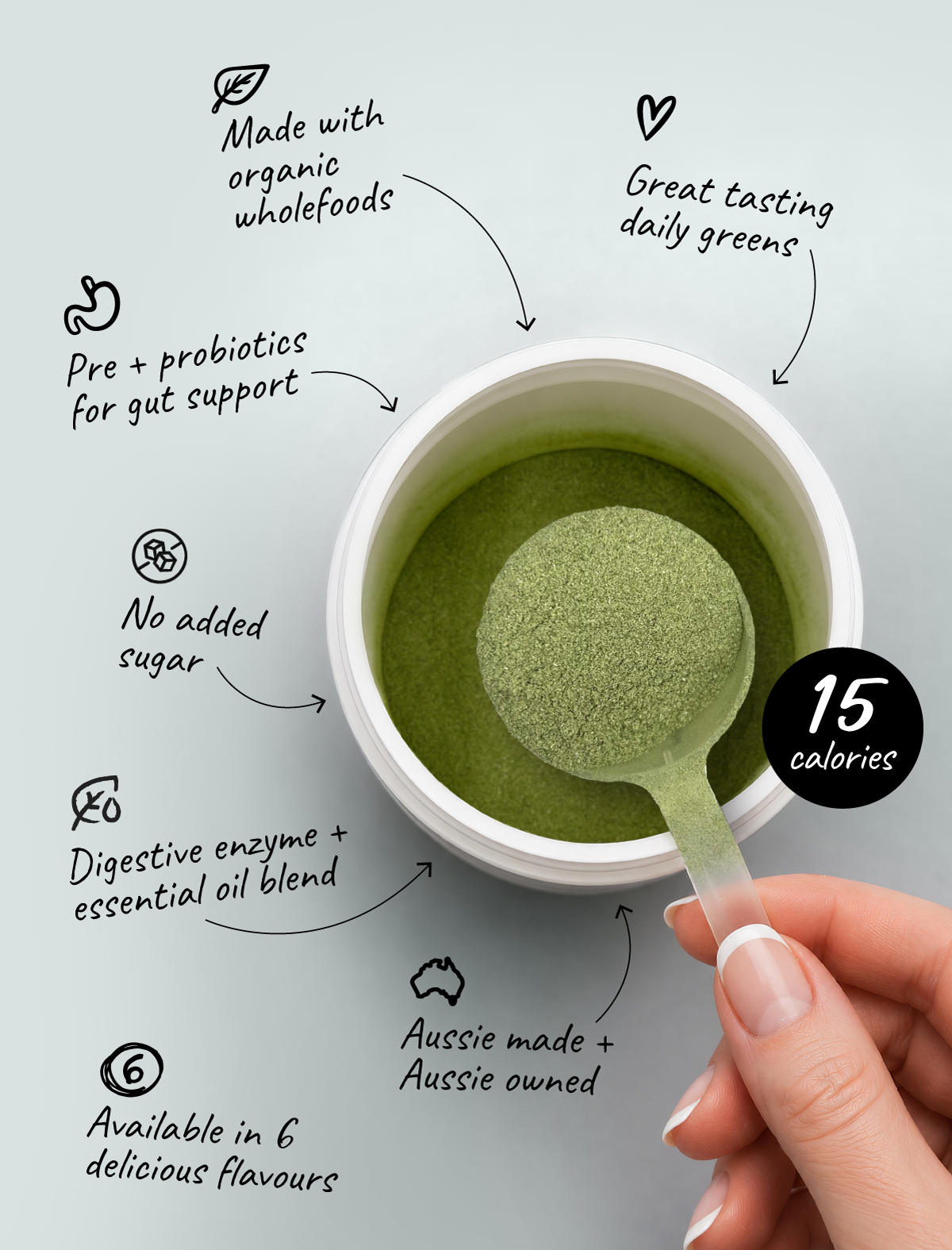 Greens Gut Health & Immunity: Mango Pineapple