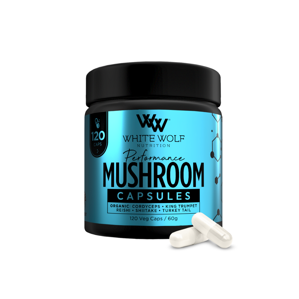 O2 Black Capsulas Peak O2 Mushroom | Capsules