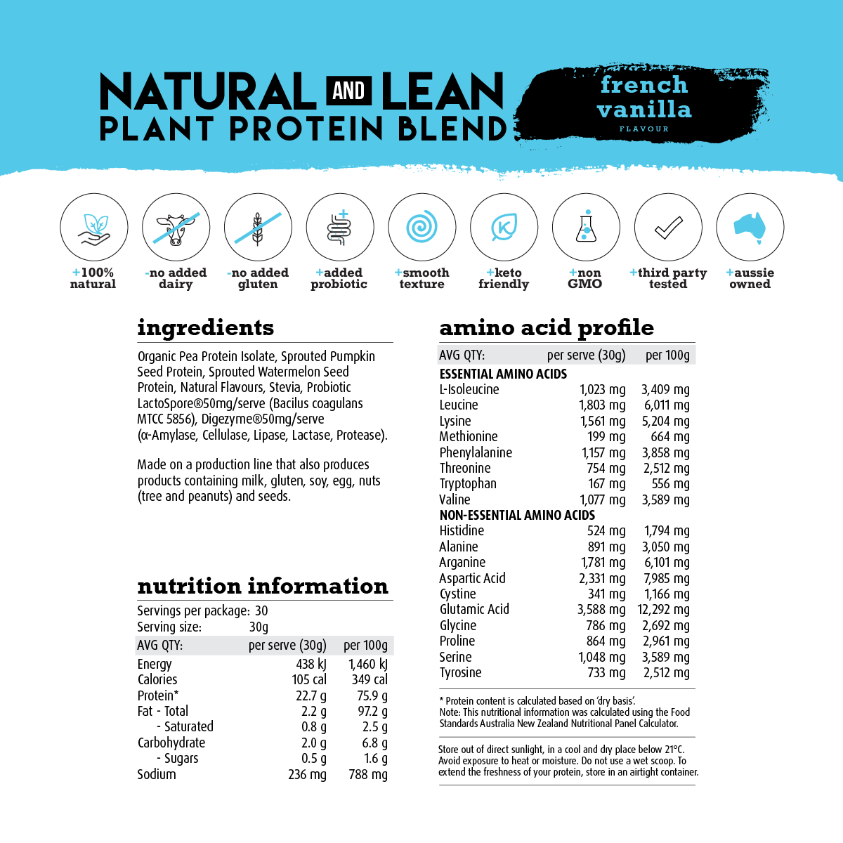 Natural & Lean Plant Protein