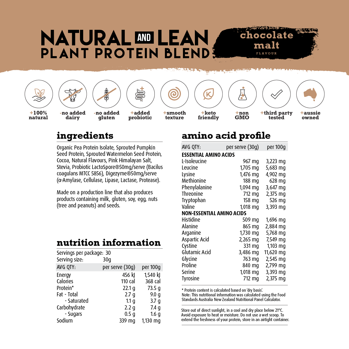 Natural & Lean Plant Protein