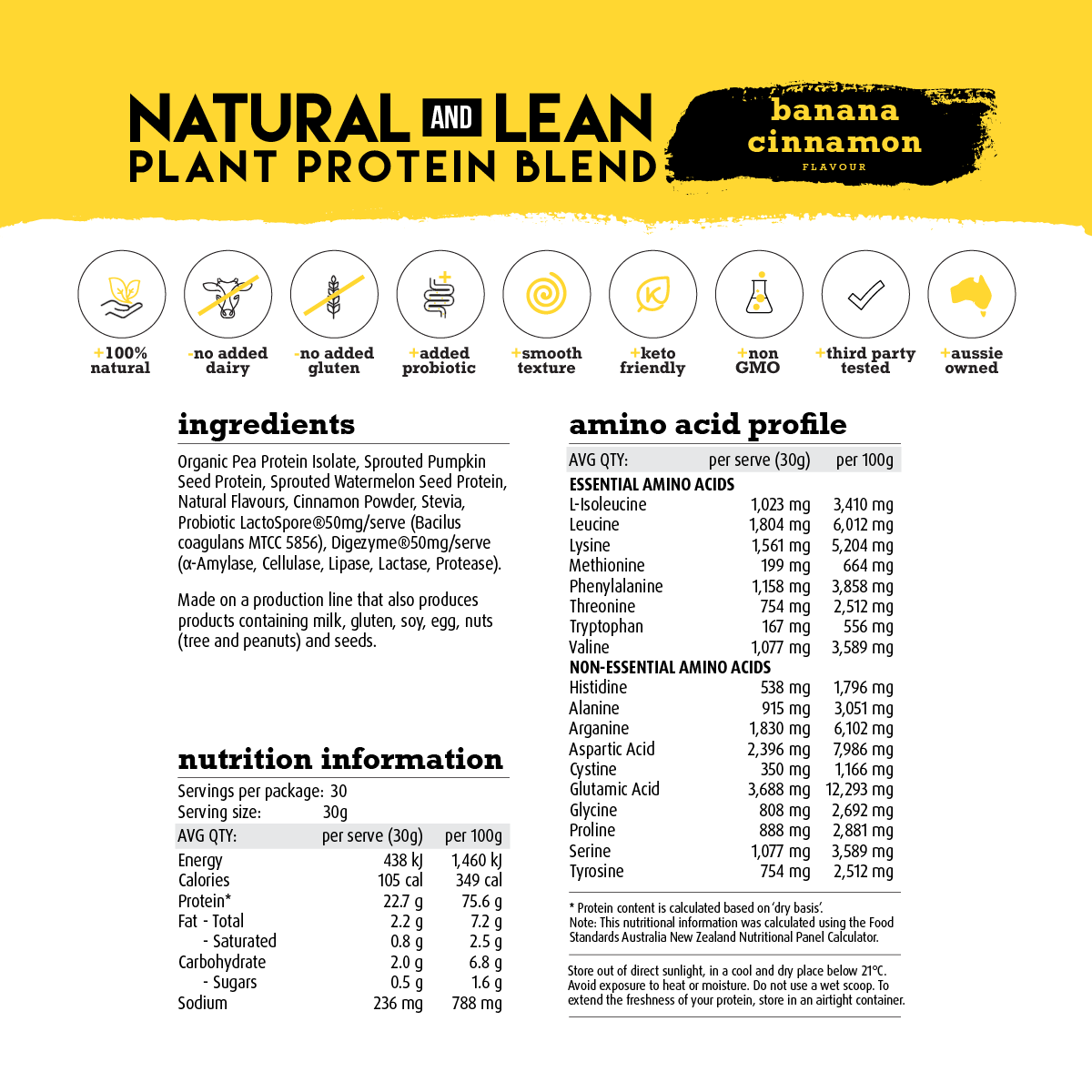 Natural & Lean Plant Protein