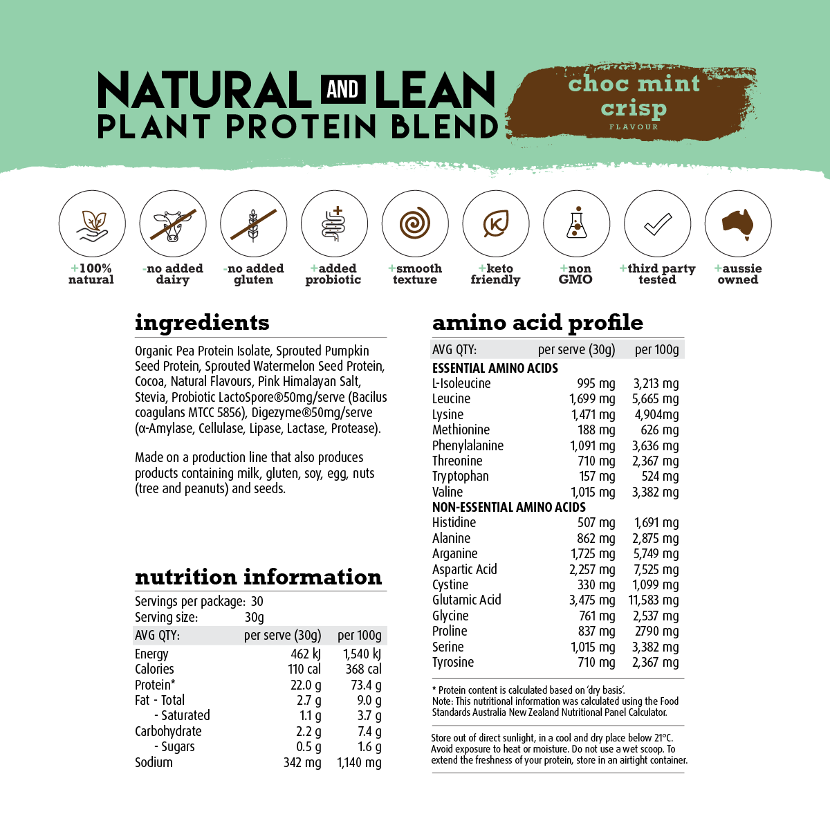 Natural & Lean Plant Protein