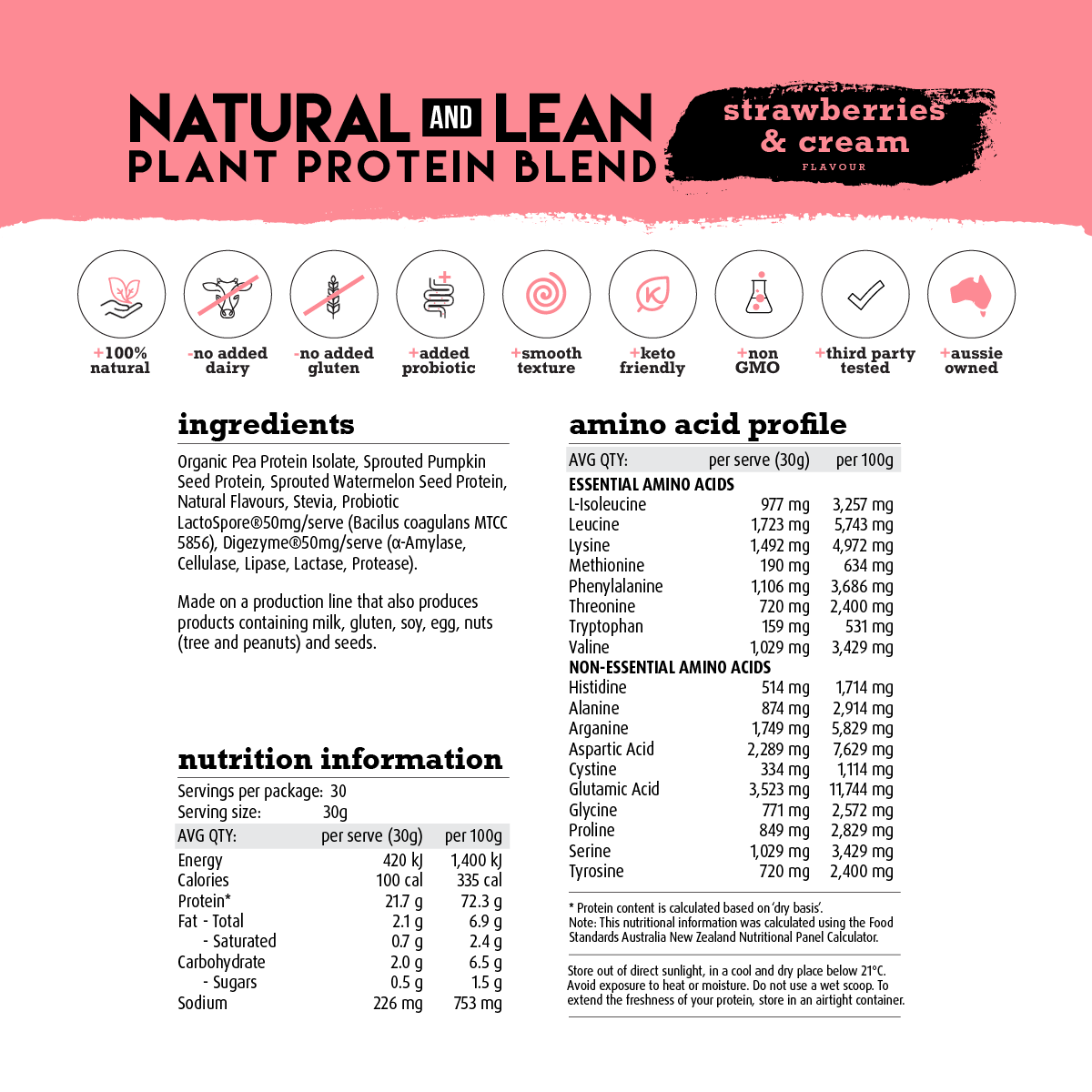 Natural & Lean Plant Protein