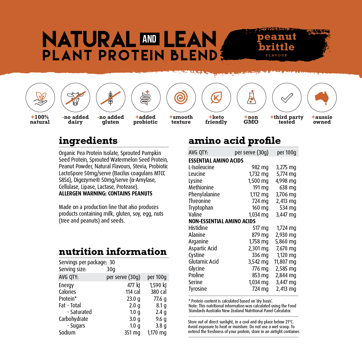 Natural & Lean Plant Protein