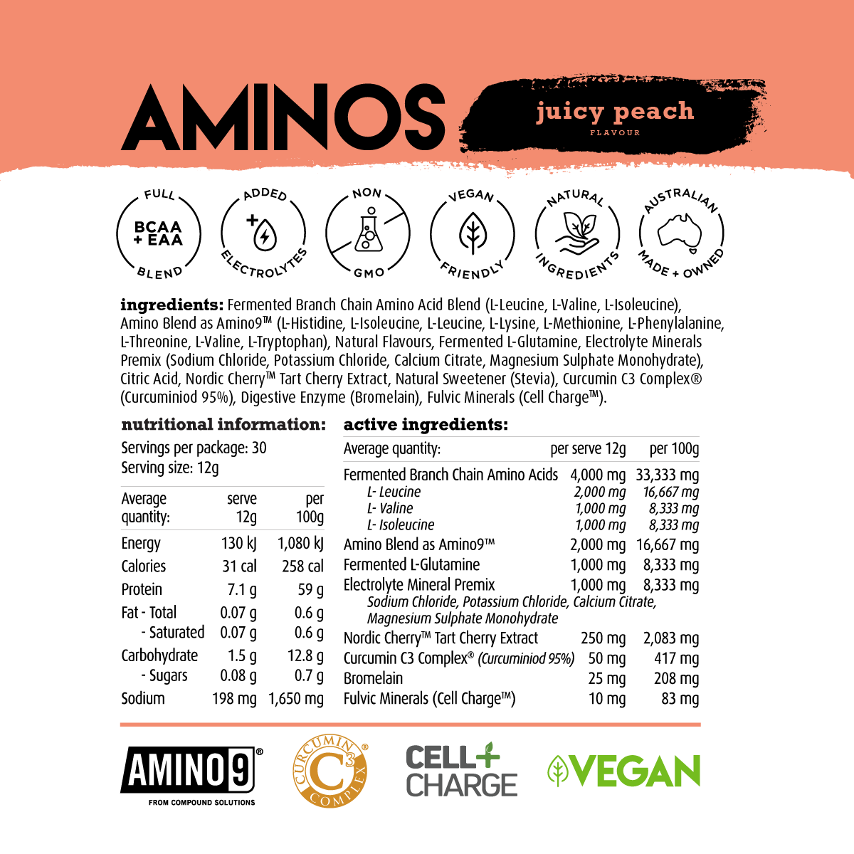 Essential Aminos + Electrolytes