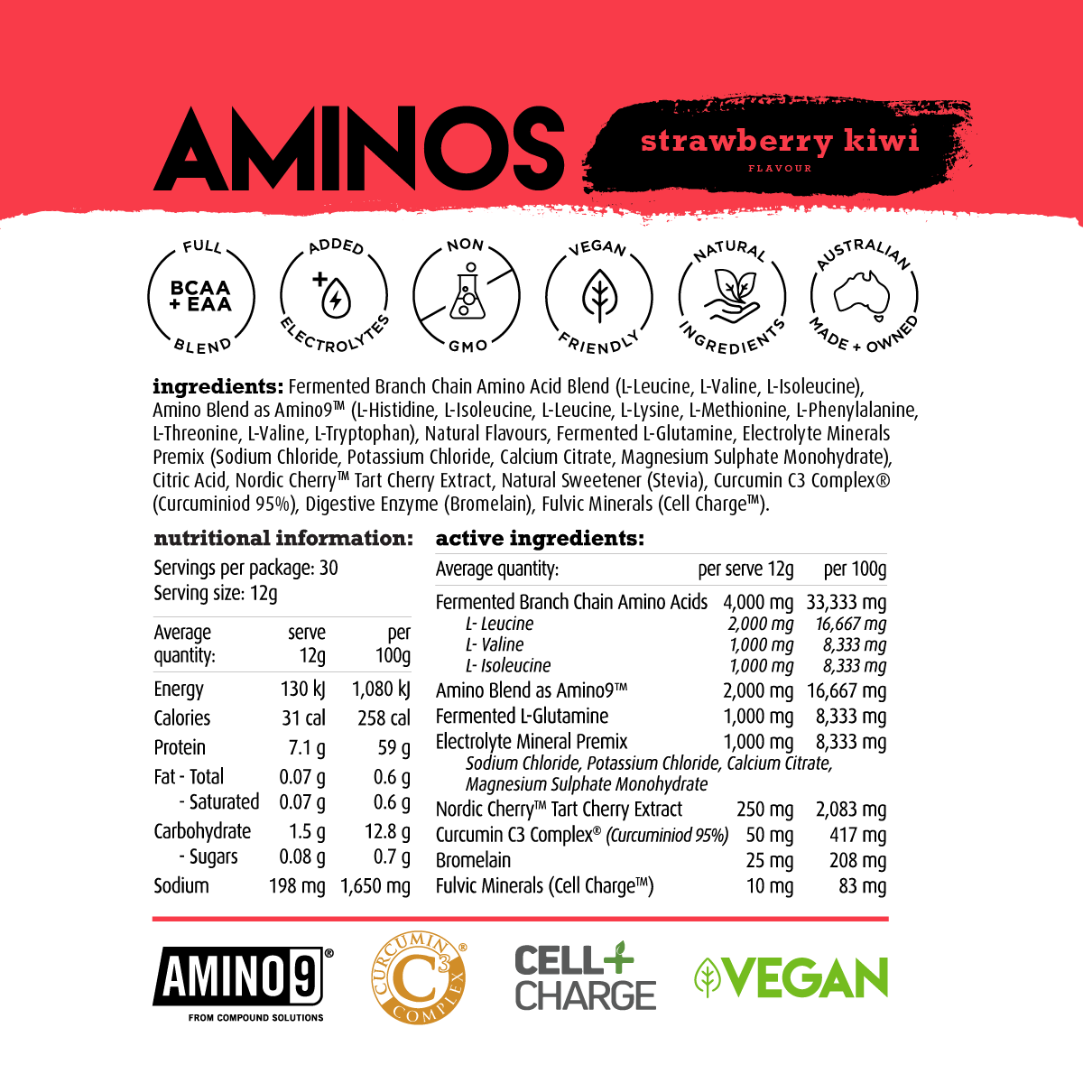 Essential Aminos + Electrolytes