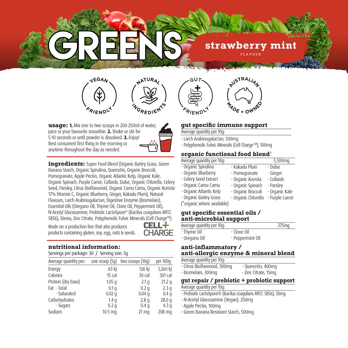 Greens Gut Health & Immunity