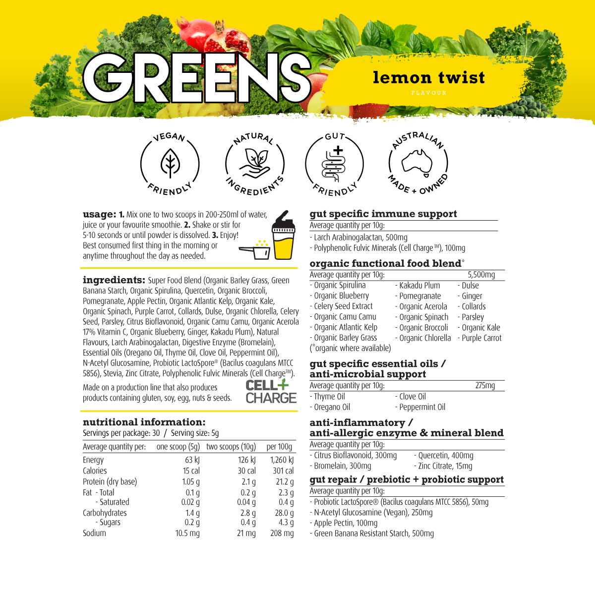 Greens Gut Health & Immunity