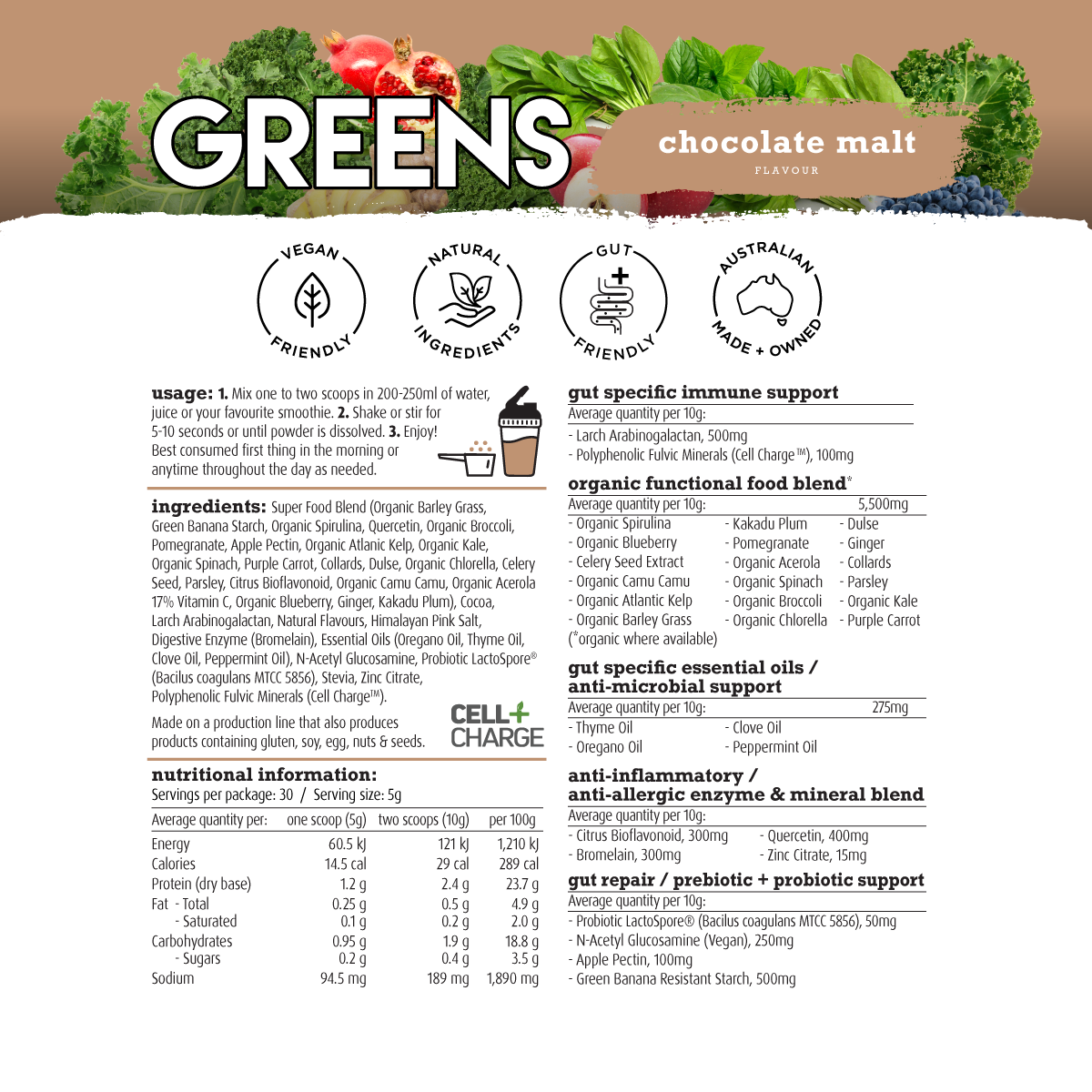 Greens Gut Health & Immunity