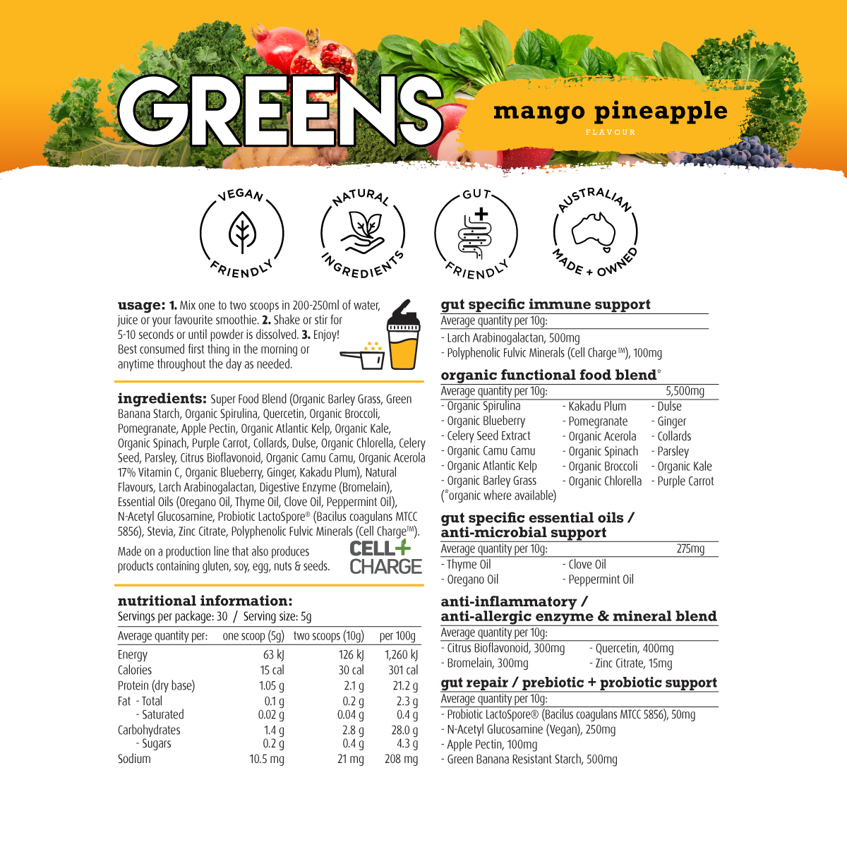 Greens Gut Health & Immunity