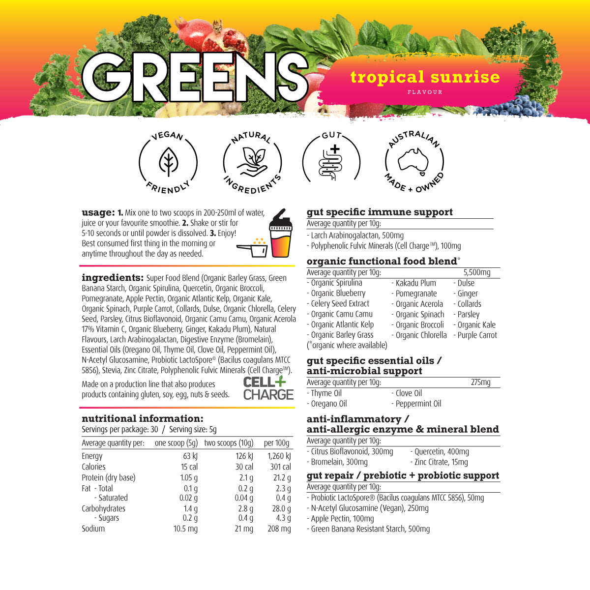 Greens Gut Health & Immunity