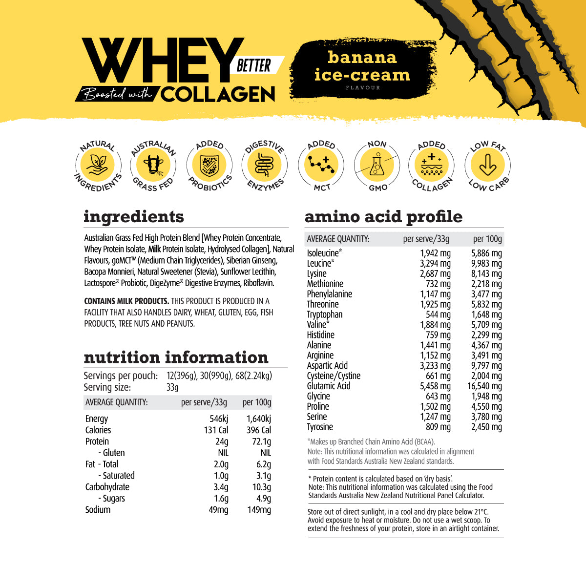 Whey Better Protein Boosted with Collagen